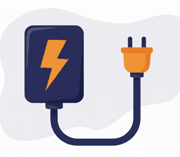 Icône recharge électrique